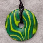 Teething Bling Pendant - Malachite